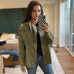 Free People Military Jacket